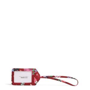 New! Vera Bradley Holiday Hound Essential Luggage Tag in Cotton